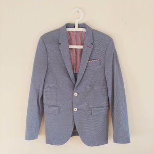 ZARA MAN Formal Blazer in Soft Blue SIZE 36